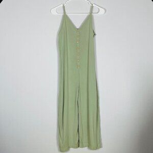 Chelsea & Violet Girls Jumpsuit Sz L Sage Green Minimalist Cottagecore Boho
